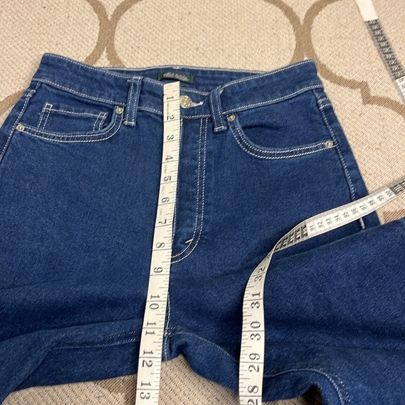 Wild fable super high rise straight button fly Classic Blue Denim Jeans - Picture 12 of 17